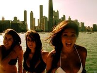 Actress Chloe Bennett Bikini Outting Pics