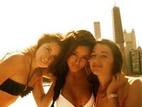 Actress Chloe Bennett Bikini Outting Pics